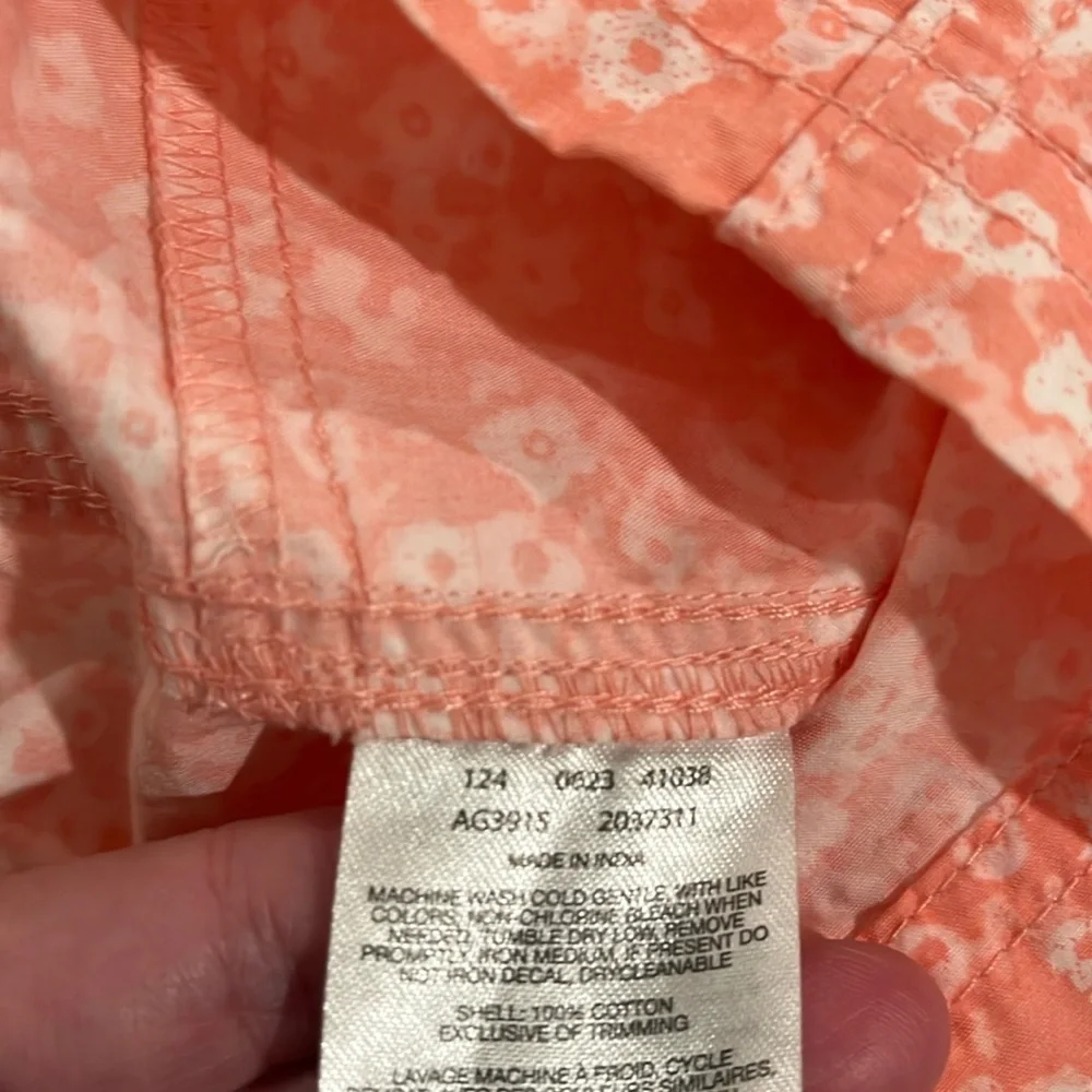 Columbia Girls Salmon Rose Funflower Washed Out Playsuit/NWT/S
